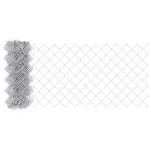 vidaXL Cl&ocirc;ture en treillis m&eacute;tallique 10 x 0,6 m Acier galvanis&eacute;
