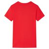 T-shirt pour enfants rouge 104