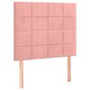 vidaXL T&ecirc;te de lit Rose 80x5x118/128 cm Velours