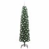 vidaXL Sapin de No&euml;l artificiel Vert 210 cm PVC et acier et plastique