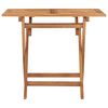 vidaXL Ensemble &agrave; manger d'ext&eacute;rieur pliable 5 pcs Bois solide de teck