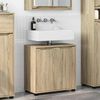 vidaXL Armoire de lavabo de salle de bain Ch&ecirc;ne Sonoma 60 x 30 x 60 cm