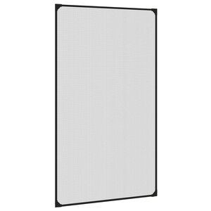 vidaXL Moustiquaire magn&eacute;tique pour fen&ecirc;tres anthracite 80x140 cm