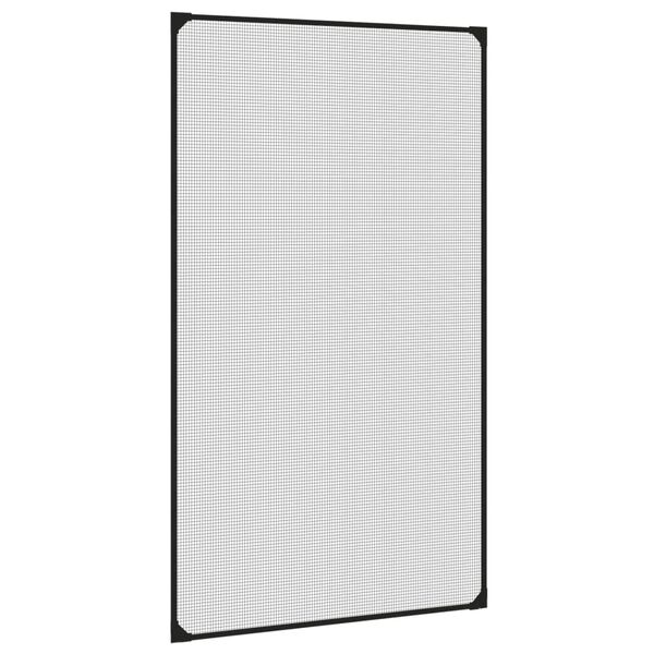 vidaXL Moustiquaire magn&eacute;tique pour fen&ecirc;tres anthracite 80x140 cm