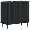 vidaXL Meuble sous Lavabo de Salle de Bain ZWOLLE Noir