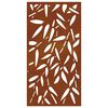 vidaXL D&eacute;coration murale jardin 105x55 cm design de feuille de bambou