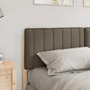 vidaXL T&ecirc;te de lit capitonn&eacute;e Marron et Taupe 160 cm Pin massif