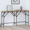 vidaXL Table console ch&ecirc;ne artisanal 140 x 29 x 75 cm