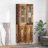 vidaXL Haut Armoire 2 pcs Bois ancien Bois d'ing&eacute;nierie