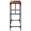 vidaXL Table console Bois ancien 75 x 32 x 75 cm Bois d'ing&eacute;nierie