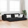 vidaXL Canap&eacute;-Lit 200cm Noir tissu
