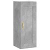 vidaXL Armoire murale gris b&eacute;ton 34,5x34x90 cm bois d'ing&eacute;nierie