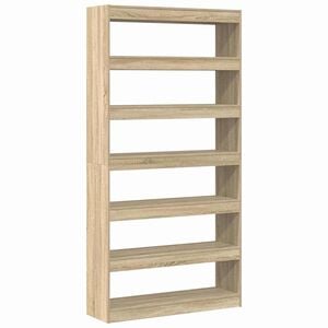 vidaXL Biblioth&egrave;que 6 niveaux 100 x 30 x 198 cm Bois d'ing&eacute;nierie