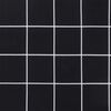 vidaXL Coussins de palette lot de 2 motif &agrave; carreaux noir tissu Oxford