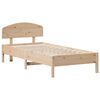vidaXL Cadre de lit sans matelas 100x200 cm bois massif de pin