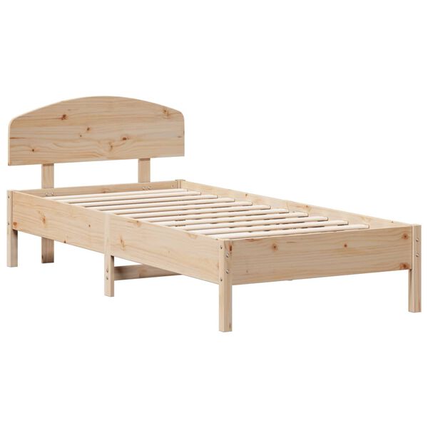 vidaXL Cadre de lit sans matelas 100x200 cm bois massif de pin