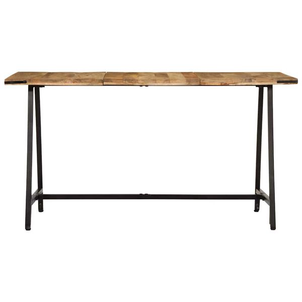 vidaXL Table à manger 140x70x75 cm bois de manguier massif
