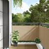 vidaXL &Eacute;cran de balcon Beige 75x500 cm Tissu Oxford