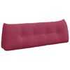 vidaXL Coussin de Dos Bordeaux 140 x 24 x 50 cm Velours