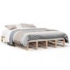 vidaXL Cadre de lit sans matelas 140x200 cm bois massif de pin