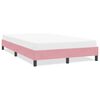 vidaXL Cadre de lit sans matelas rose 120x220 cm velours
