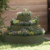 vidaXL Cache-pot de jardin Vert olive 90 x 90 x 20 cm