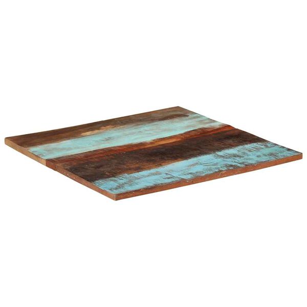 vidaXL Dessus de table carré 80x80 cm 25-27 mm Bois de récupération
