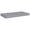 vidaXL Étagères murales flottantes 4 pcs gris 50x23x3,8 cm MDF