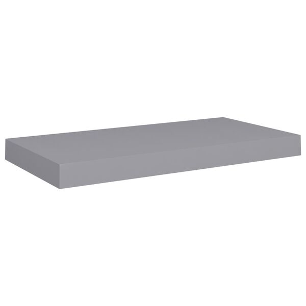 vidaXL Étagères murales flottantes 4 pcs gris 50x23x3,8 cm MDF
