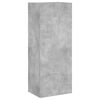 vidaXL Unit&eacute;s murales TV 5 pcs gris b&eacute;ton bois d'ing&eacute;nierie