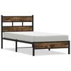 vidaXL Cadre de lit sans matelas avec t&ecirc;te de lit 107x203 cm