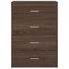 vidaXL Buffet ch&ecirc;ne marron 60x31x84 cm bois d'ing&eacute;nierie