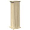 vidaXL Pi&eacute;destal avec rangement ch&ecirc;ne sonoma bois d'ing&eacute;nierie