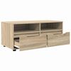 vidaXL Meuble TV Ch&ecirc;ne Sonoma 100 x 48 x 43 cm Bois d'ing&eacute;nierie
