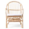 CHILDHOME Chaise en rotin avec coussin pour enfants Montana Naturel