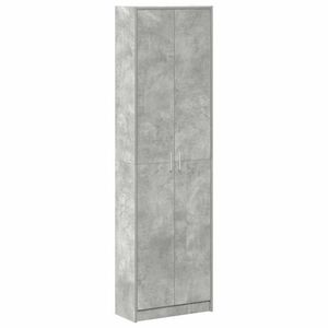 vidaXL Armoire Gris b&eacute;ton 55 x 25 x 189 cm Bois d'ing&eacute;nierie