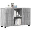 vidaXL Buffet Gris Sonoma 88,5 x 30,5 x 55,5 cm Bois d'ing&eacute;nierie