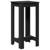 vidaXL Table de bar noir 51x50x103,5 cm bois d'ingénierie