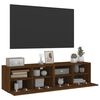 vidaXL Meubles TV muraux 2 pcs ch&ecirc;ne marron 60x30x30cm bois ing&eacute;nierie