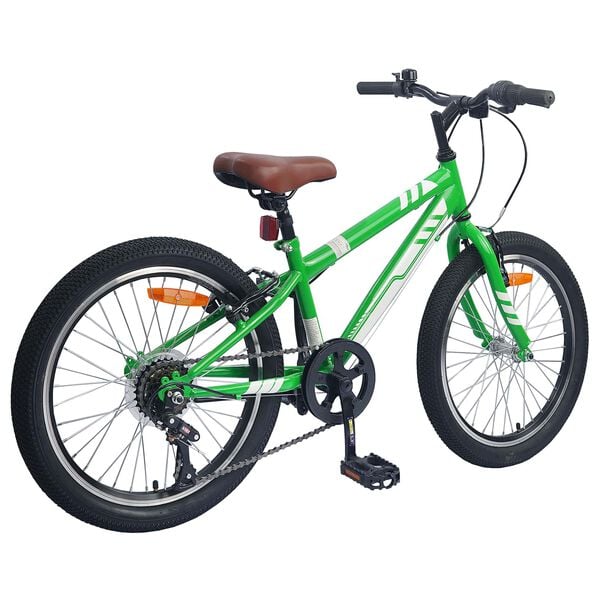 vidaXL V&eacute;lo de Montagne 20 Pouces 6-Speed pour 5-8 ans Vert