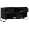 vidaXL Meuble TV Chêne noir 100 x 36 x 49,5 cm Bois d'ingénierie