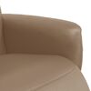 vidaXL Fauteuil inclinable avec repose-pieds cappuccino similicuir