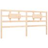 vidaXL Cadre de lit sans matelas 200x200 cm bois massif