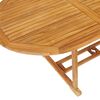 vidaXL Ensemble &agrave; manger de jardin 7 pcs Bois de teck massif