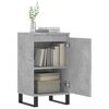 vidaXL Buffet gris b&eacute;ton 40x35x70 cm bois d'ing&eacute;nierie