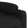vidaXL Fauteuil inclinable noir tissu