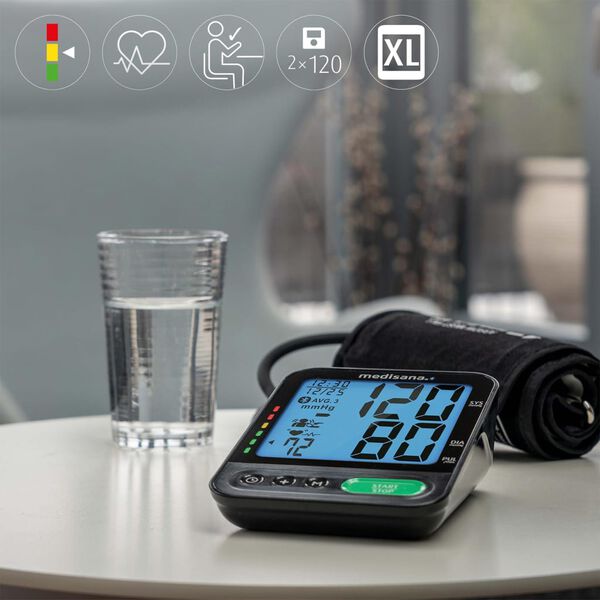 Medisana Tensiom&egrave;tre pour le bras sup&eacute;rieur BU 580 Connect noir