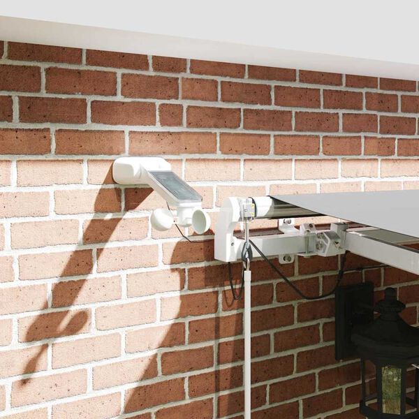 vidaXL Cadre d'auvent Blanc 500 &times; 350 cm Aluminium