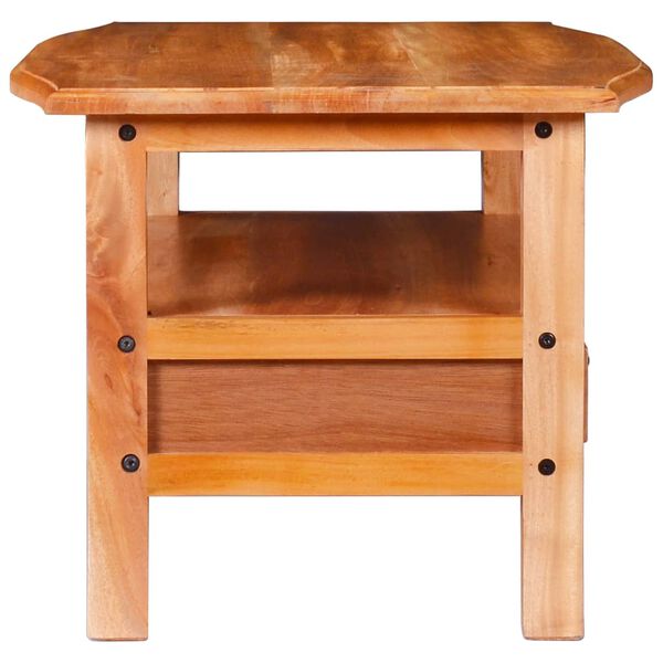 vidaXL Table basse 90x50x40 cm Bois d'acajou massif