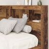 vidaXL Tête de lit de rangement Bois Ancien 75 cm Bois d'ingénierie
